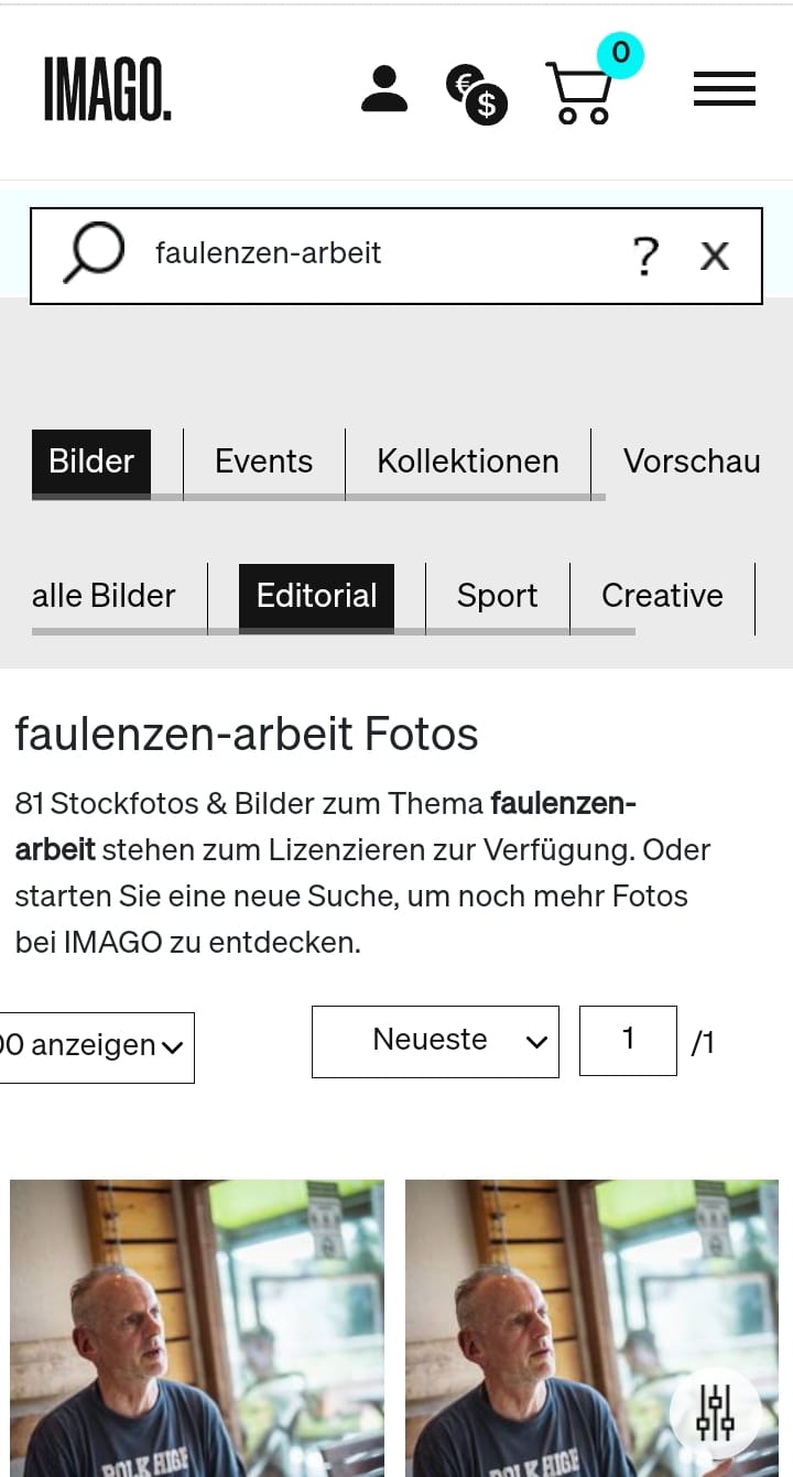 WERBUNG im März 2024 ( ZEIT ONLINE  +  IMAGO )